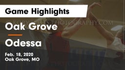 Oak Grove  vs Odessa  Game Highlights - Feb. 18, 2020