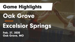 Oak Grove  vs Excelsior Springs  Game Highlights - Feb. 27, 2020