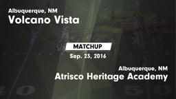 Matchup: Volcano Vista High vs. Atrisco Heritage Academy  2016