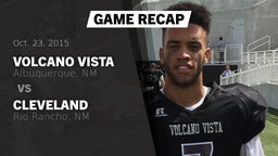 Recap: Volcano Vista  vs. Cleveland  2015