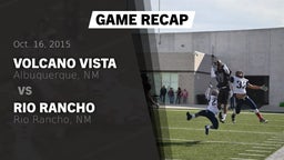 Recap: Volcano Vista  vs. Rio Rancho  2015