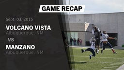 Recap: Volcano Vista  vs. Manzano  2015