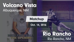Matchup: Volcano Vista High vs. Rio Rancho  2016
