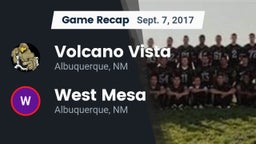 Recap: Volcano Vista  vs. West Mesa  2017