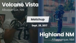Matchup: Volcano Vista High vs. Highland  NM 2017