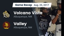 Recap: Volcano Vista  vs. Valley  2017