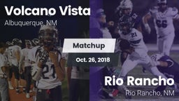 Matchup: Volcano Vista High vs. Rio Rancho  2018