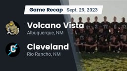 Recap: Volcano Vista  vs. Cleveland  2023