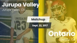Matchup: Jurupa Valley High vs. Ontario  2017