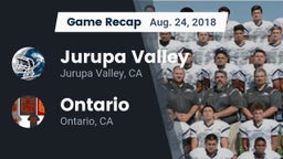 Recap: Jurupa Valley  vs. Ontario  2018