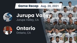 Recap: Jurupa Valley  vs. Ontario  2021