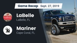 Recap: LaBelle  vs. Mariner  2019