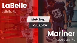 Matchup: LaBelle  vs. Mariner  2020