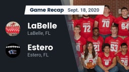 Recap: LaBelle  vs. Estero  2020