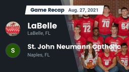 Recap: LaBelle  vs. St. John Neumann Catholic  2021