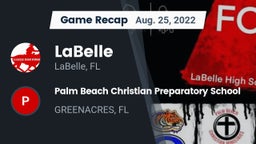 Recap: LaBelle  vs. Palm Beach Christian Preparatory School 2022
