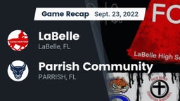 Recap: LaBelle  vs. Parrish Community  2022