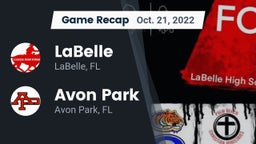 Recap: LaBelle  vs. Avon Park  2022