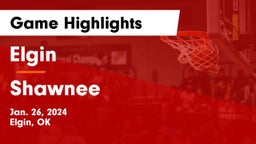 Elgin  vs Shawnee  Game Highlights - Jan. 26, 2024