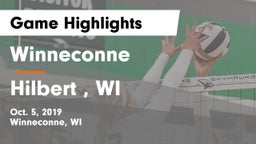 Winneconne  vs Hilbert , WI Game Highlights - Oct. 5, 2019
