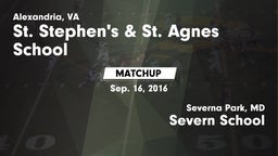 Matchup: St. Stephen's vs. Severn School 2016