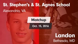 Matchup: St. Stephen's vs. Landon  2016