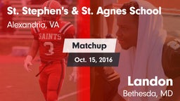 Matchup: St. Stephen's vs. Landon  2016