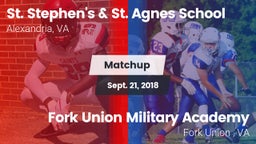 Matchup: St. Stephen's vs. Fork Union Military Academy 2018