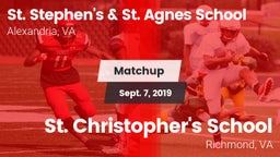Matchup: St. Stephen's vs. St. Christopher's School 2019