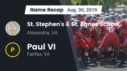 Recap: St. Stephen's & St. Agnes School vs. Paul VI  2019