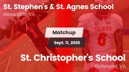 Matchup: St. Stephen's vs. St. Christopher's School 2020