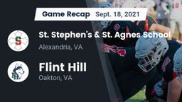 Recap: St. Stephen's & St. Agnes School vs. Flint Hill  2021