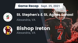 Recap: St. Stephen's & St. Agnes School vs. Bishop Ireton  2021