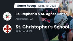 Recap: St. Stephen's & St. Agnes School vs. St. Christopher's School 2022