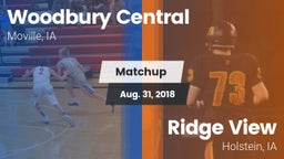 Matchup: Woodbury Central vs. Ridge View  2018