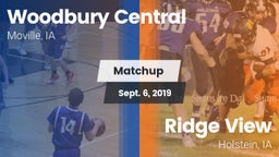Matchup: Woodbury Central vs. Ridge View  2019