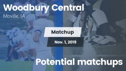 Matchup: Woodbury Central vs. Potential matchups 2019
