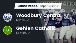 Recap: Woodbury Central  vs. Gehlen Catholic  2019
