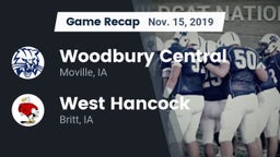 Recap: Woodbury Central  vs. West Hancock  2019