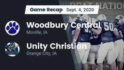 Recap: Woodbury Central  vs. Unity Christian  2020