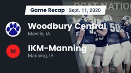 Recap: Woodbury Central  vs. IKM-Manning  2020