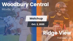 Matchup: Woodbury Central vs. Ridge View  2020
