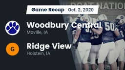 Recap: Woodbury Central  vs. Ridge View  2020