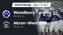 Recap: Woodbury Central  vs. Akron-Westfield  2021