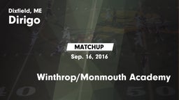 Matchup: Dirigo  vs. Winthrop/Monmouth Academy 2016