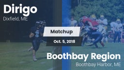 Matchup: Dirigo  vs. Boothbay Region  2018