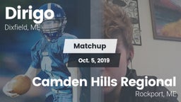 Matchup: Dirigo  vs. Camden Hills Regional  2019