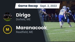 Recap: Dirigo  vs. Maranacook  2022