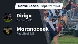 Recap: Dirigo  vs. Maranacook  2023