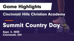 Cincinnati Hills Christian Academy vs Summit Country Day  Game Highlights - Sept. 3, 2020